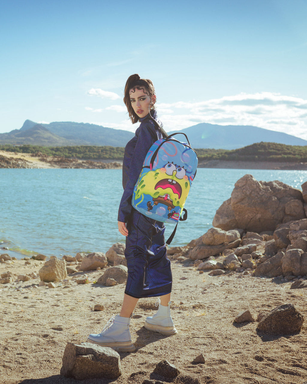 SPRAYGROUND SpongeBob Shark Shape Sponge (DLXR) Backpack — product image 8