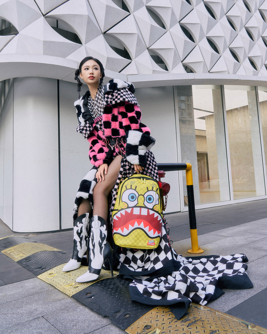 SPRAYGROUND SpongeBob Square Check Flex DLXSV Backpack — product image 2