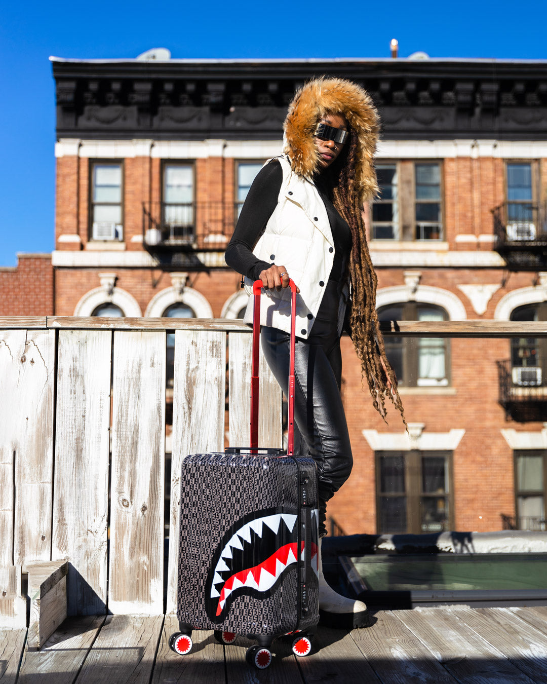 SPRAYGROUND Spraygatti Revv Sharknautics Hardshell Carry-On Luggage — product image 4