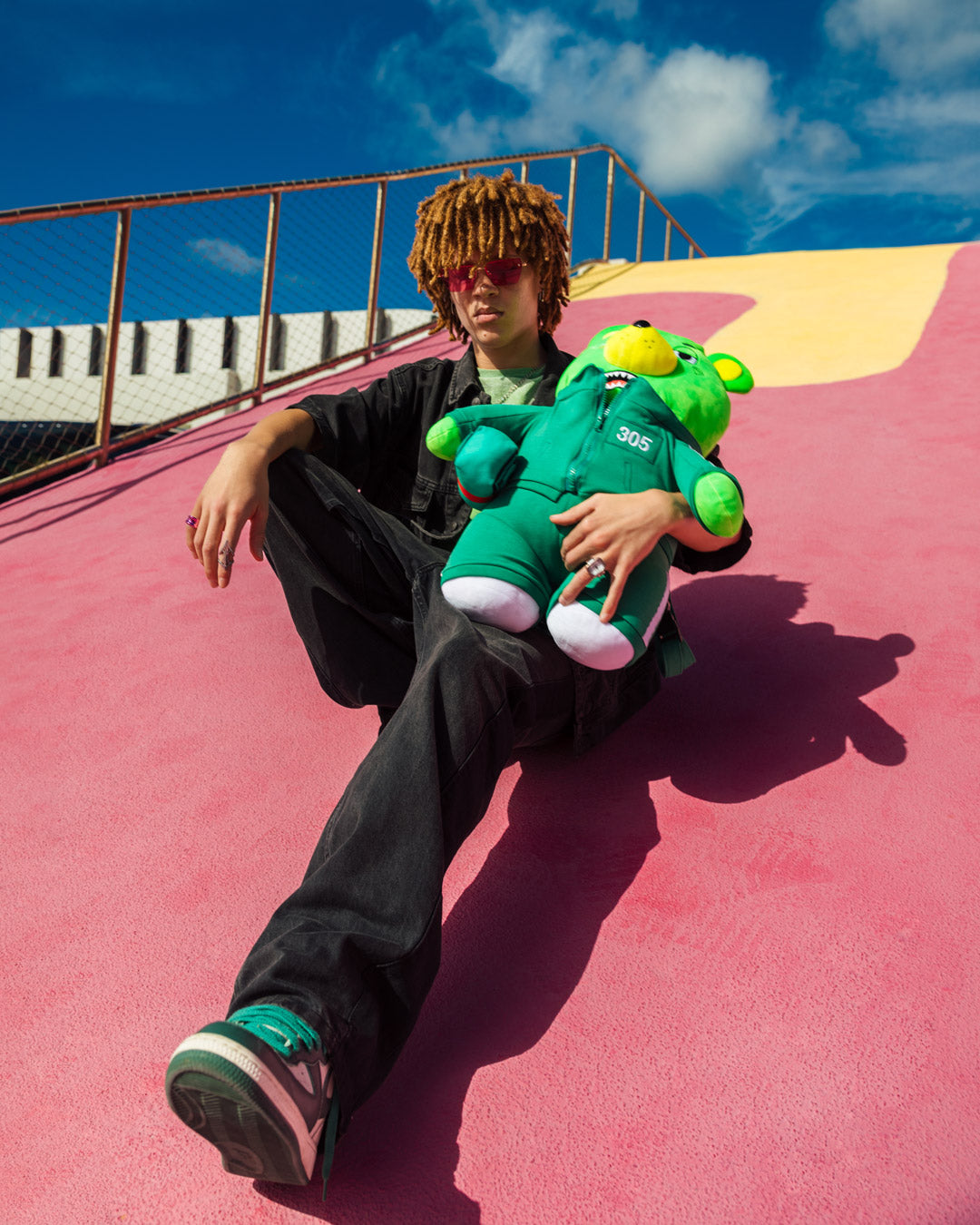 SPRAYGROUND Squid Game Collab Contestant Moneybear Backpack — product image 2