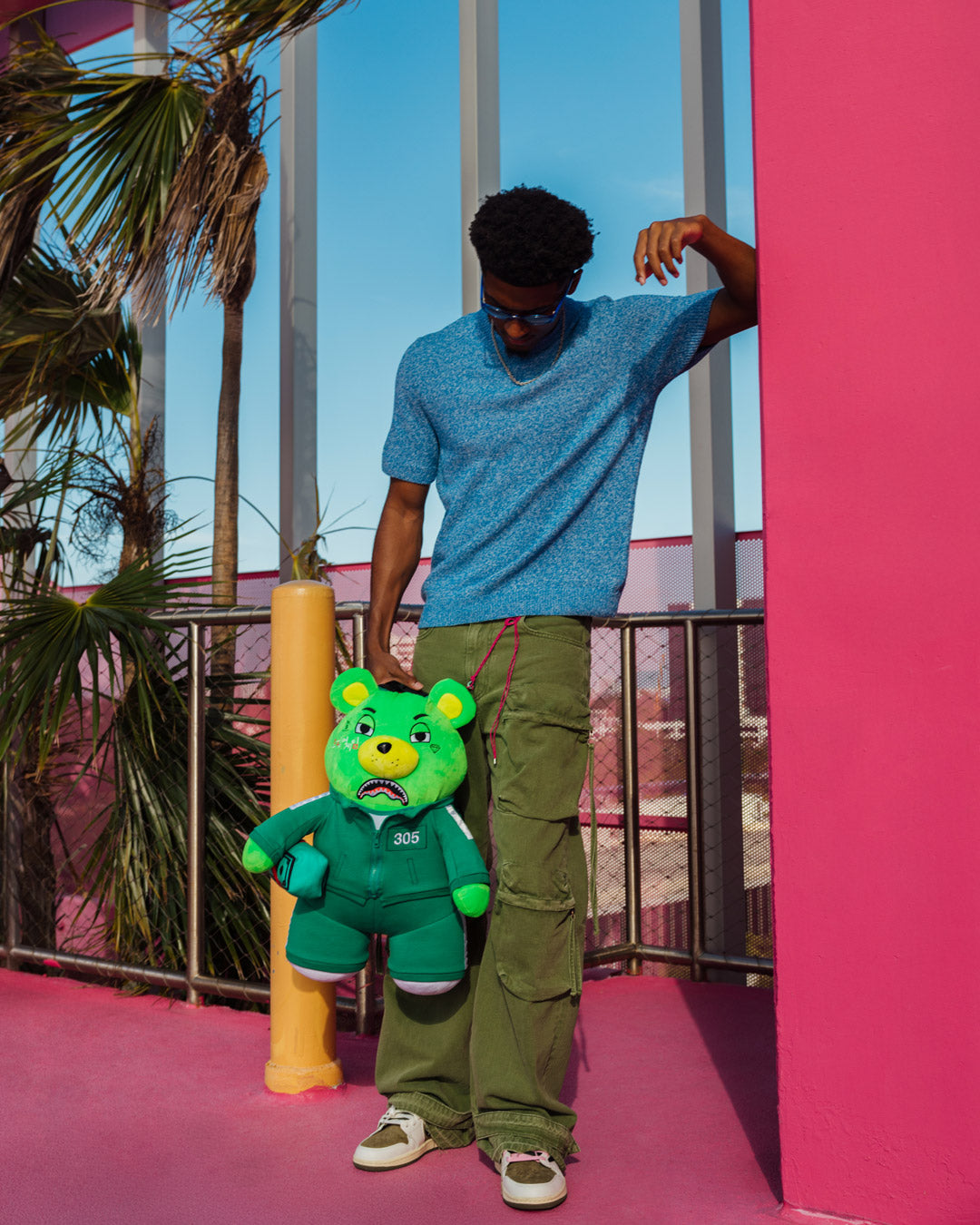 SPRAYGROUND Squid Game Collab Contestant Moneybear Backpack — product image 4