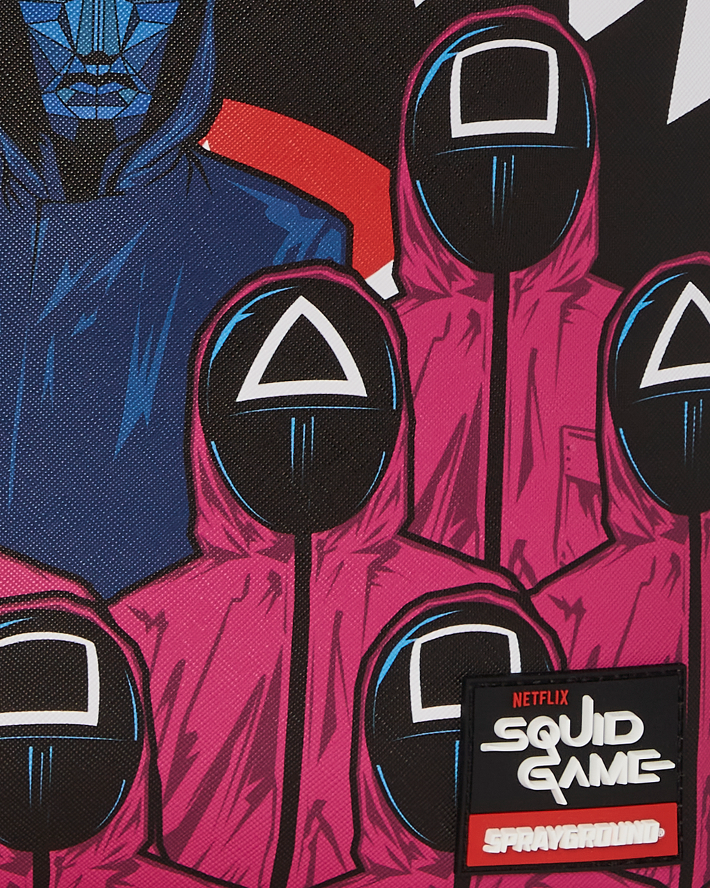 SPRAYGROUND Squid Game Collab Front Man & Pink Guard Sharks Backpack — product image 14