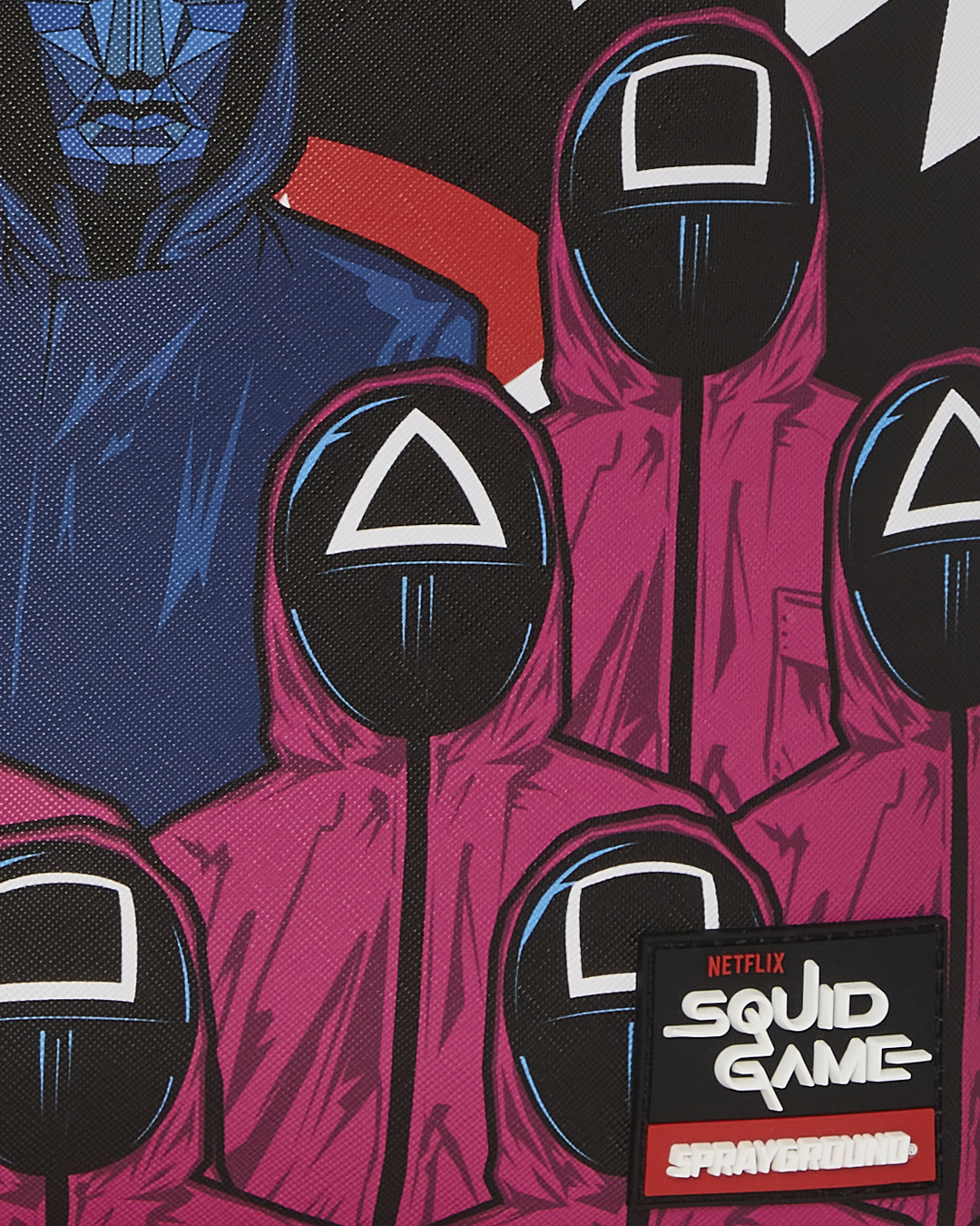 SPRAYGROUND Squid Game Collab Front Man & Pink Guard Sharks Backpack — product image 14