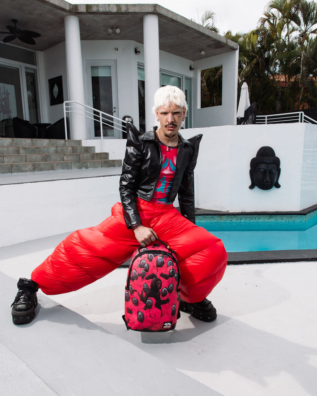 SPRAYGROUND Squid Game Collab Front Man Crew Backpack — product image 2