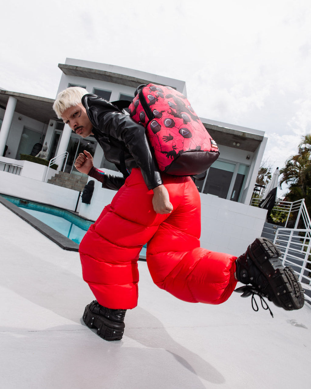 SPRAYGROUND Squid Game Collab Front Man Crew Backpack — product image 8