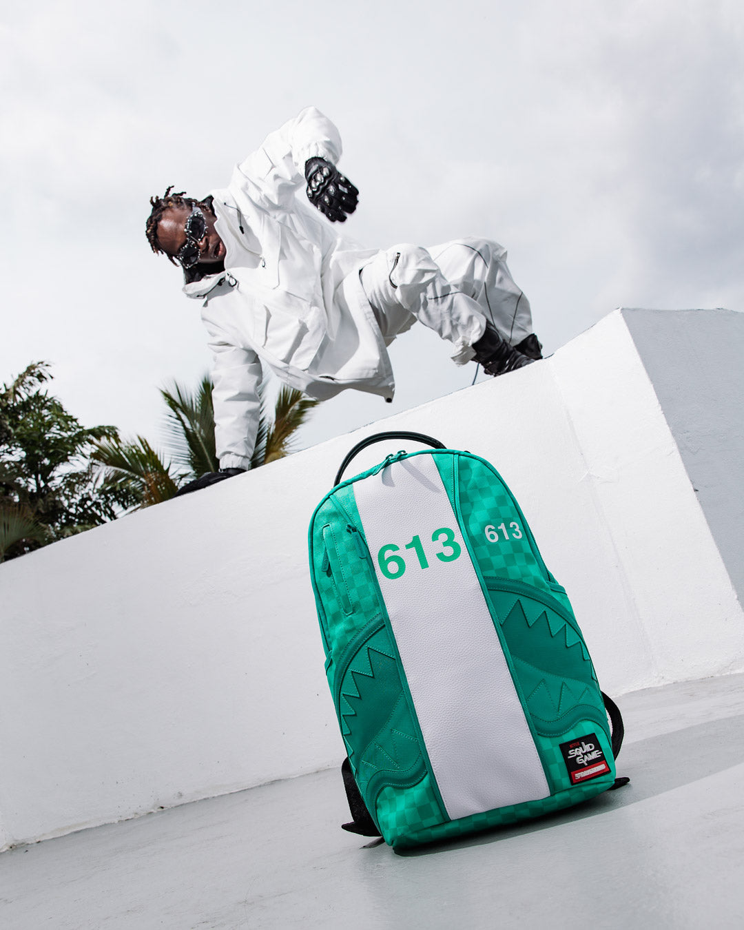 SPRAYGROUND Squid Game Collab Jumpsuit Backpack — product image 4