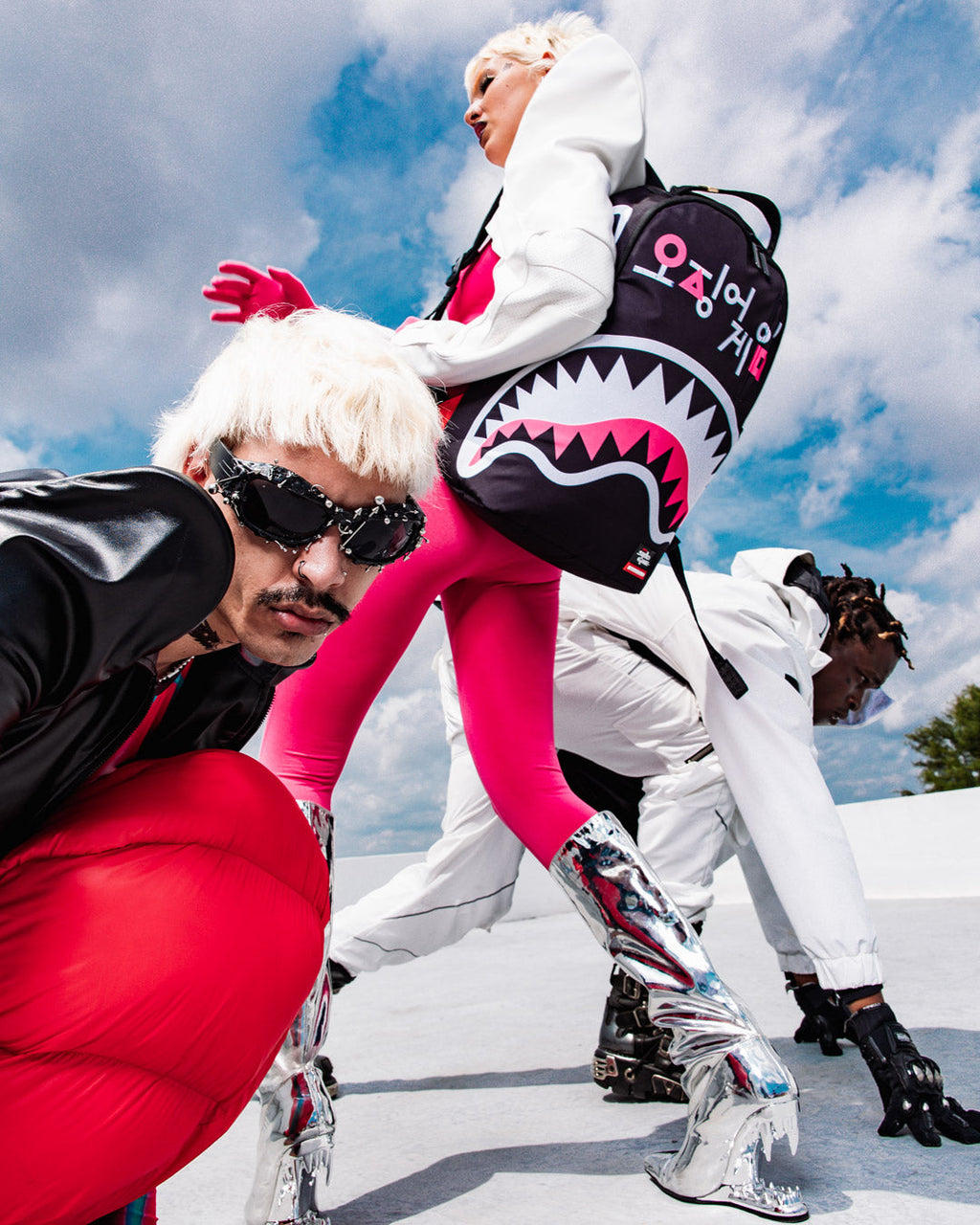 SPRAYGROUND Squid Game Collab Logo Lockup Backpack — product image 2