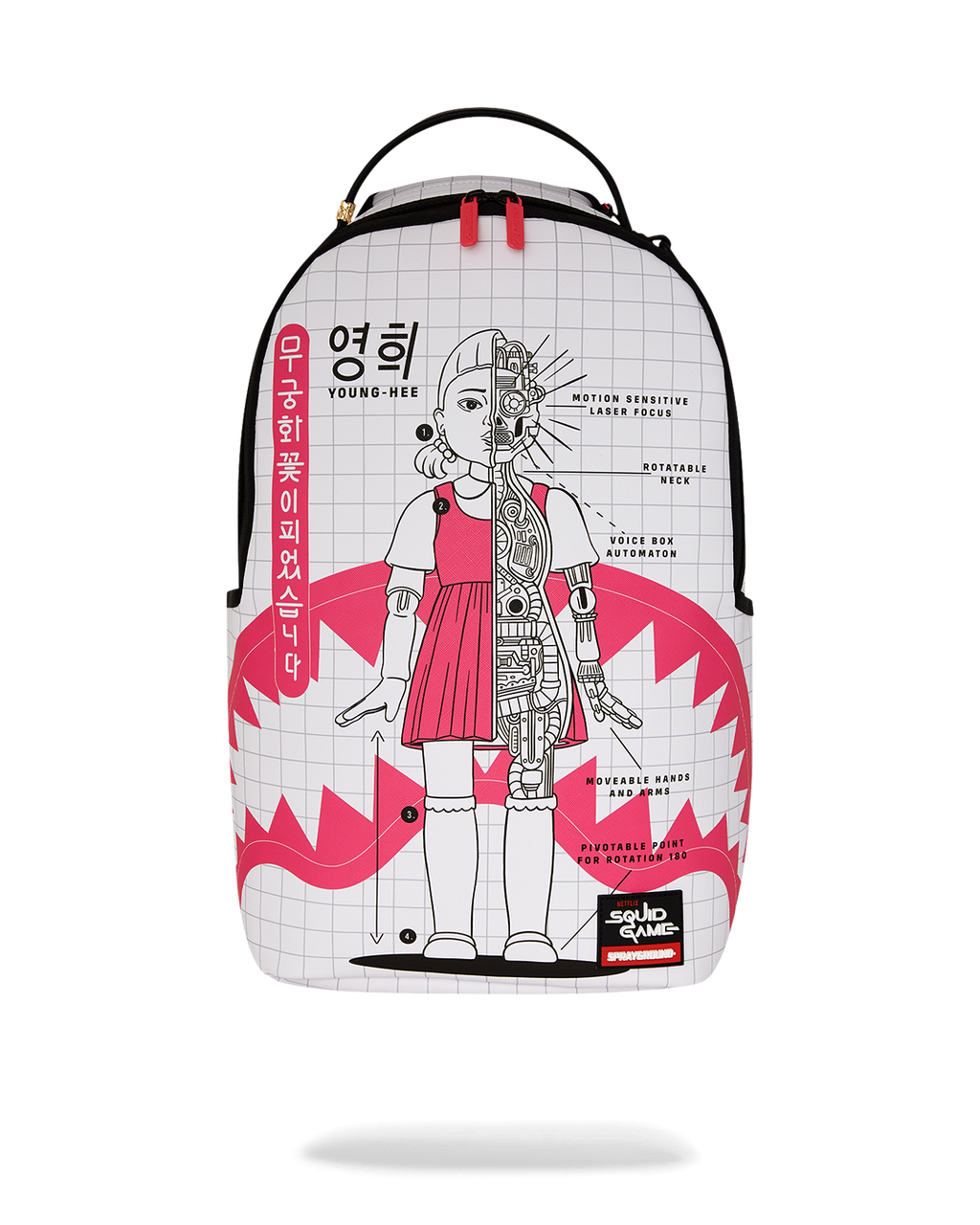 SPRAYGROUND Squid Game Collab Robot Girl Backpack — product image 1