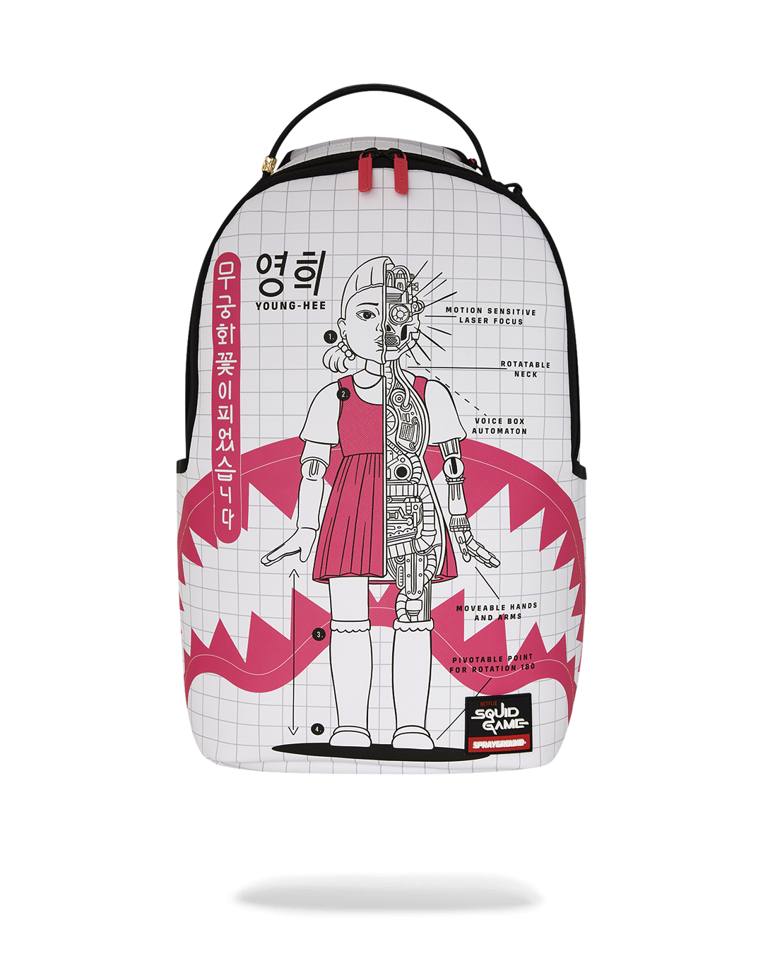 SPRAYGROUND Squid Game Collab Robot Girl Backpack — product image 1