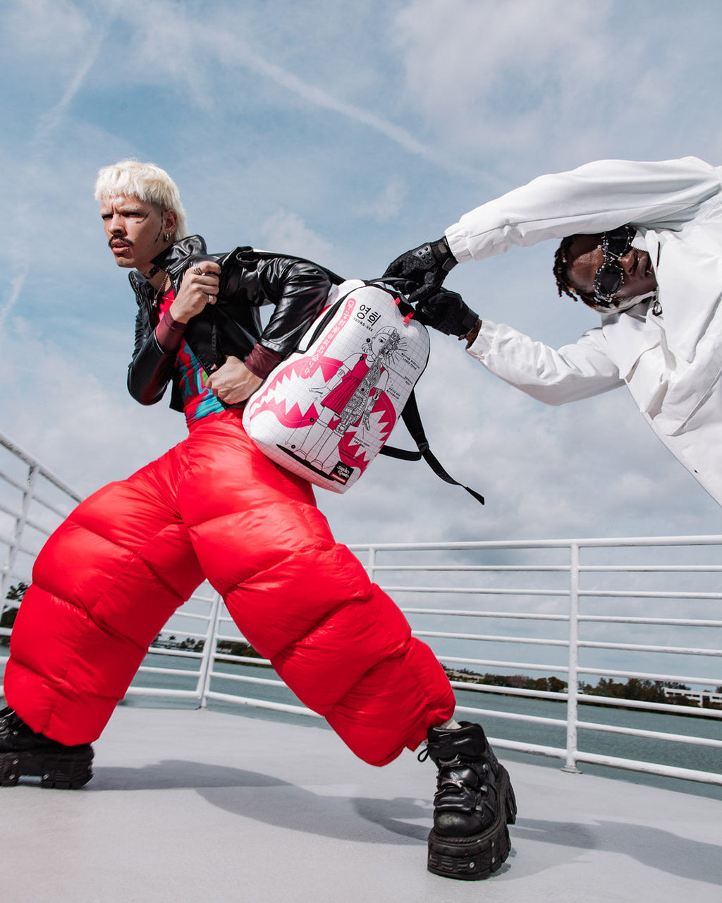 SPRAYGROUND Squid Game Collab Robot Girl Backpack — product image 2