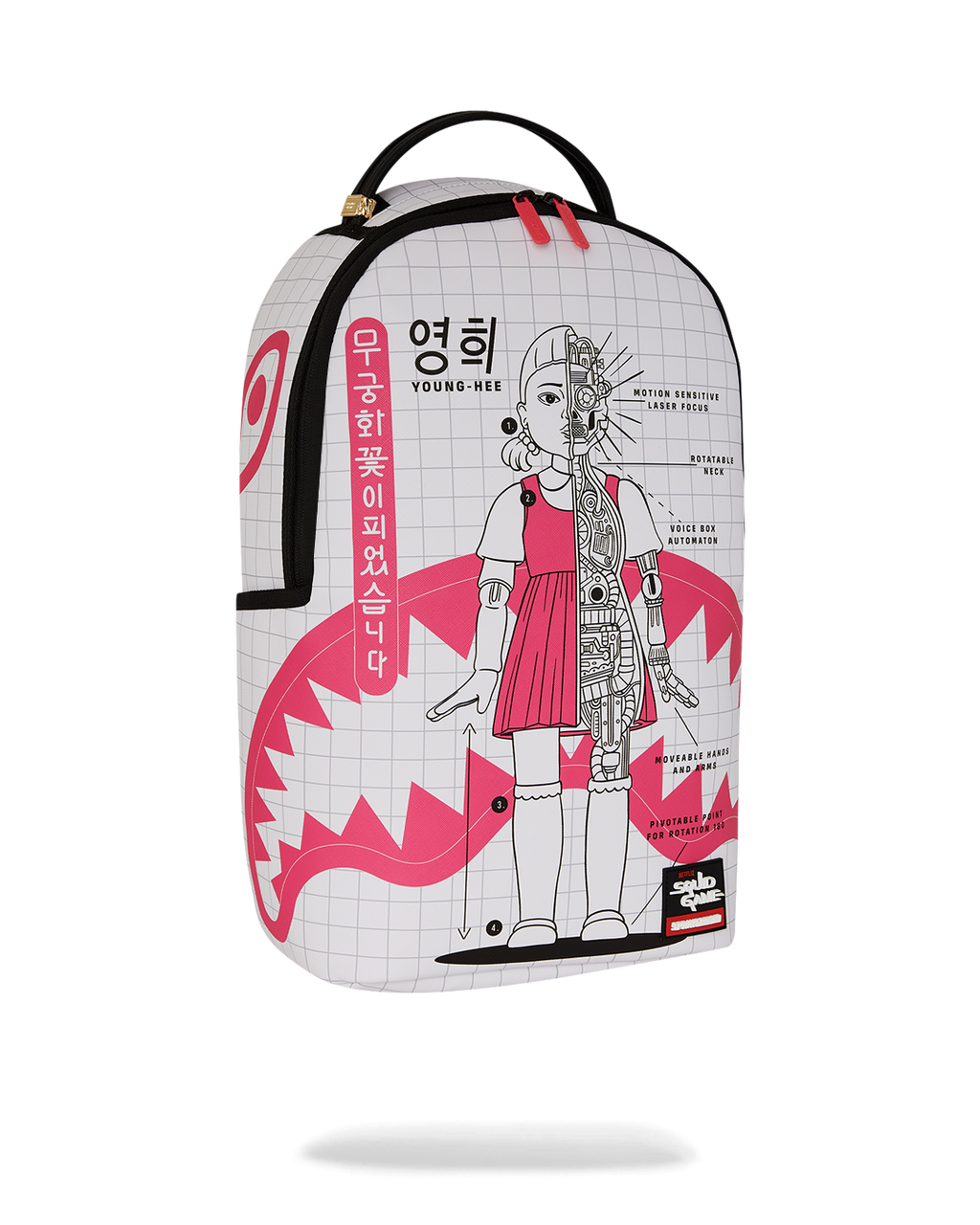 SPRAYGROUND Squid Game Collab Robot Girl Backpack — product image 3