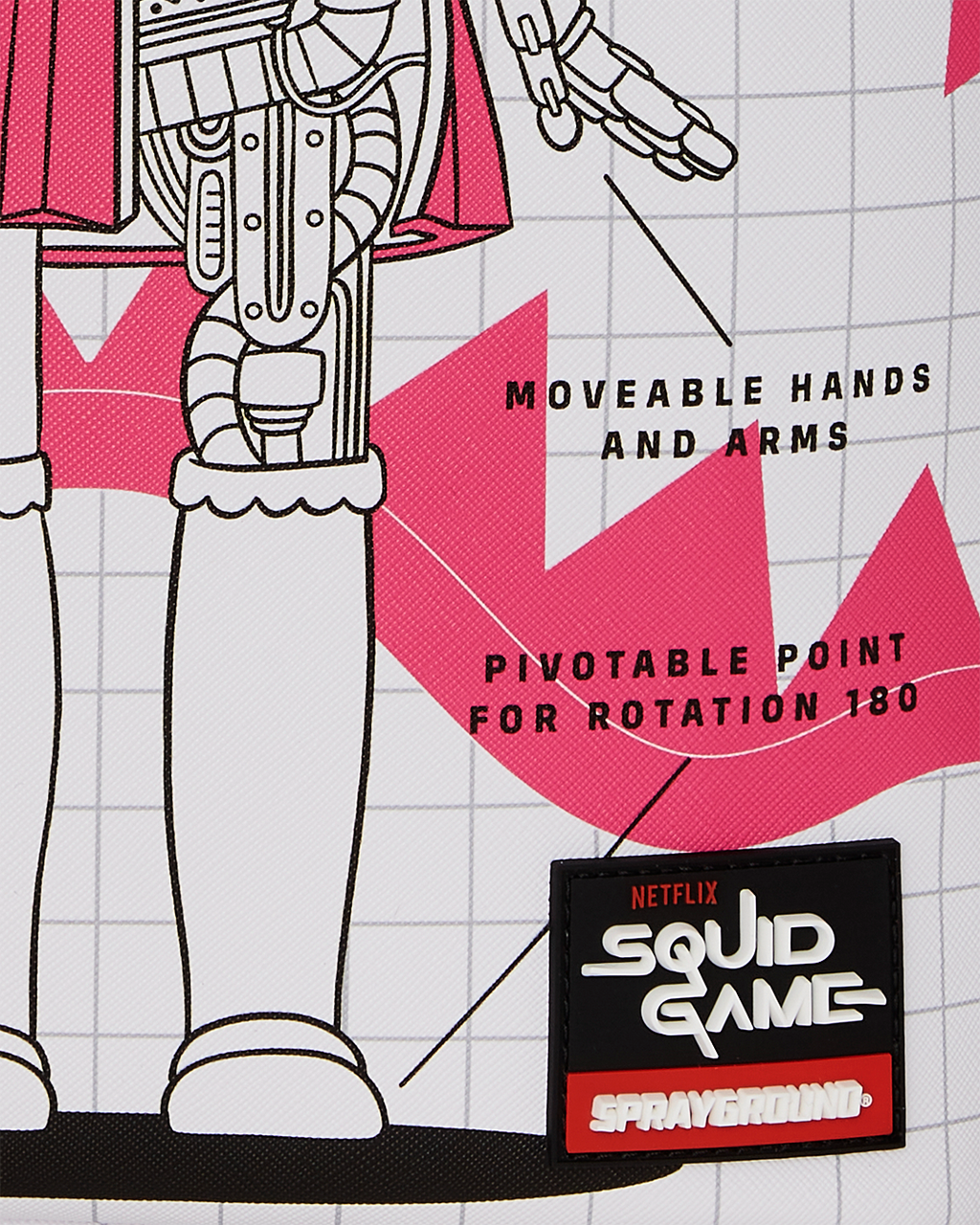SPRAYGROUND Squid Game Collab Robot Girl Backpack — product image 13