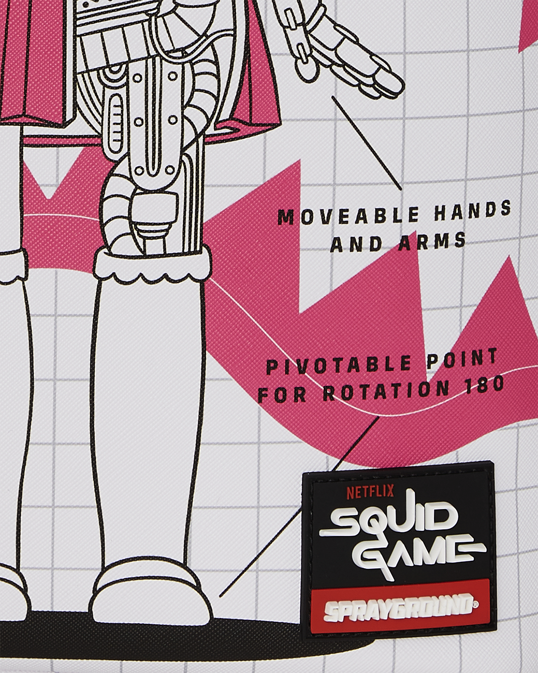 SPRAYGROUND Squid Game Collab Robot Girl Backpack — product image 13
