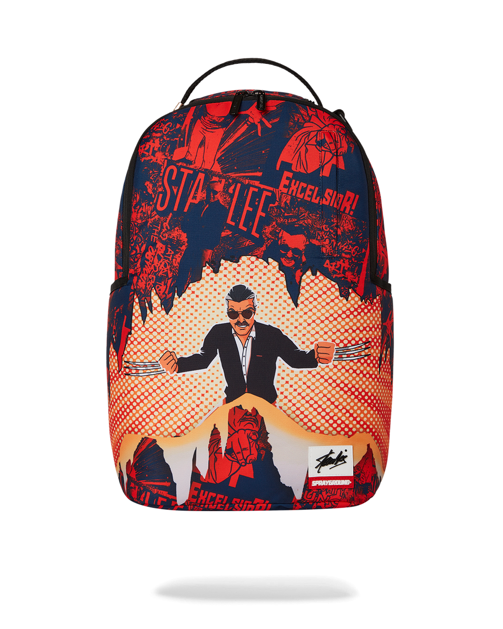 SPRAYGROUND Stan Lee Collab Backpack - If You Can'T Find A Hero, Be One — product image 1