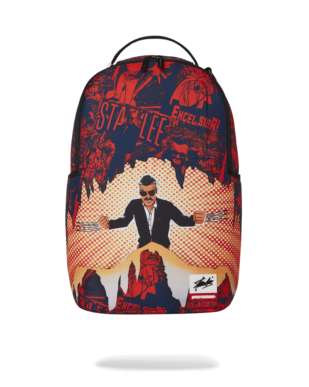 SPRAYGROUND Stan Lee Collab Backpack - If You Can'T Find A Hero, Be One — product image 1