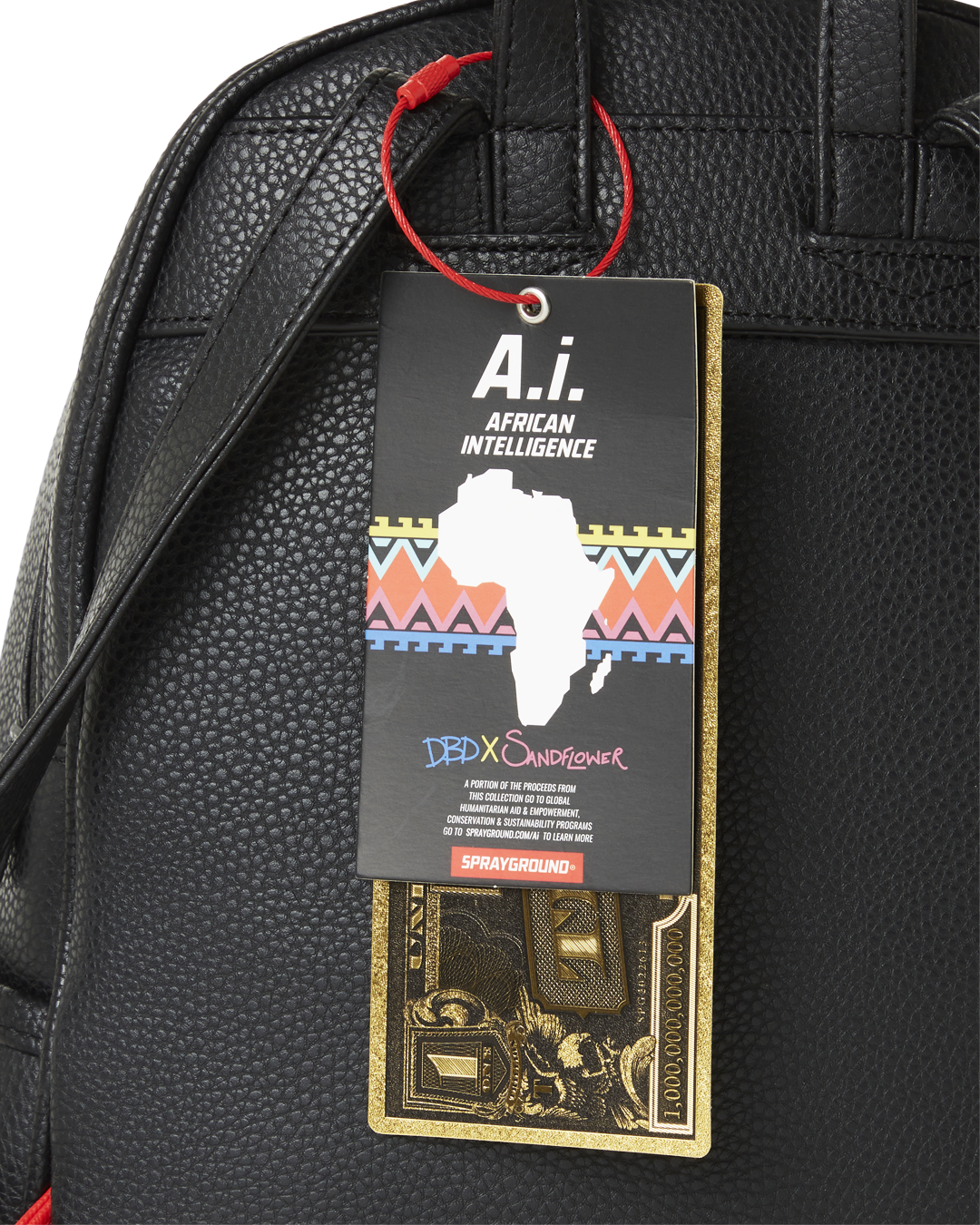 SPRAYGROUND Star Racer A.I.7 Sandflower Collab Beaded Savage Backpack — product image 13