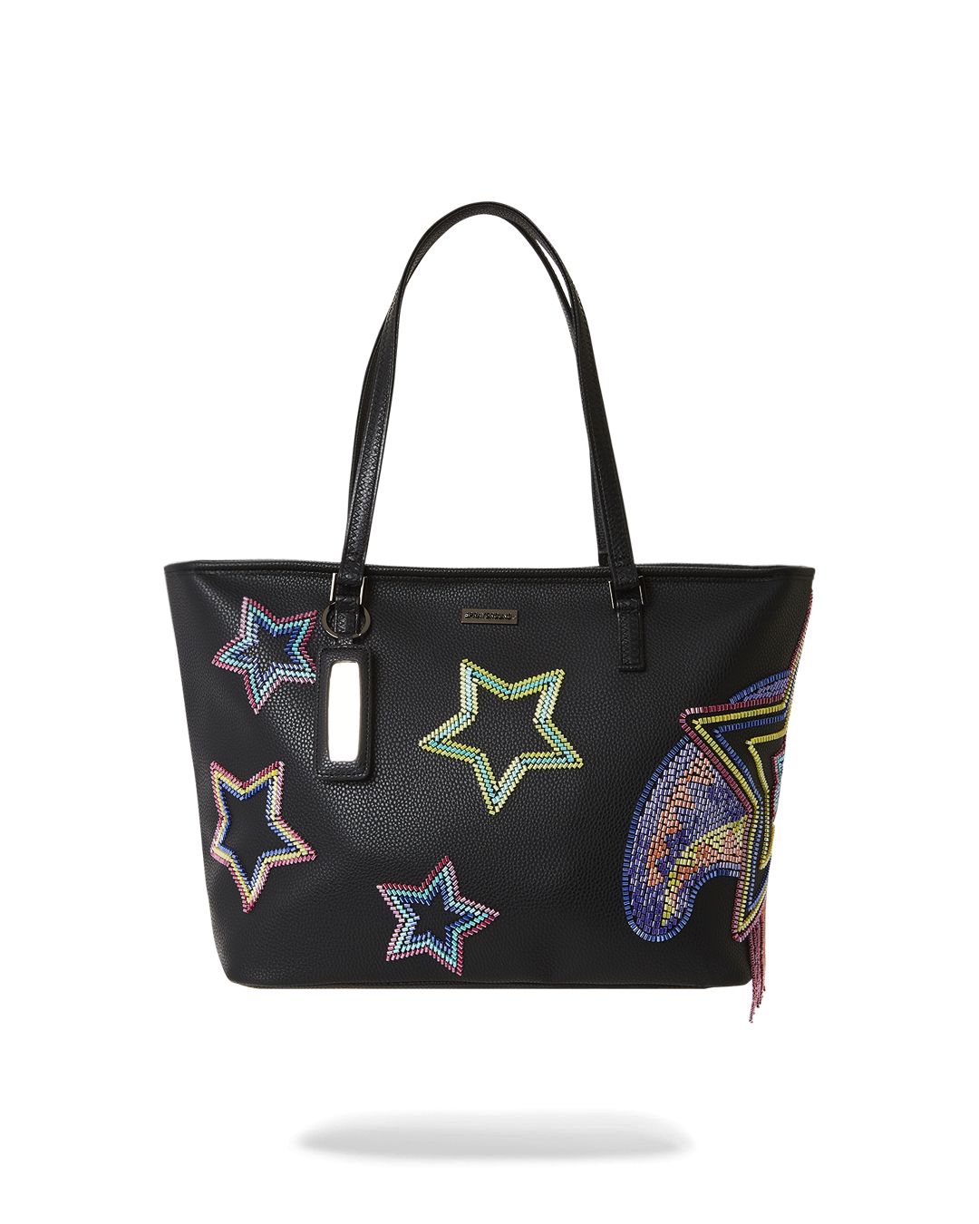 SPRAYGROUND Star Racer A.I.7 Sandflower Collab Beaded Tote — product image 1