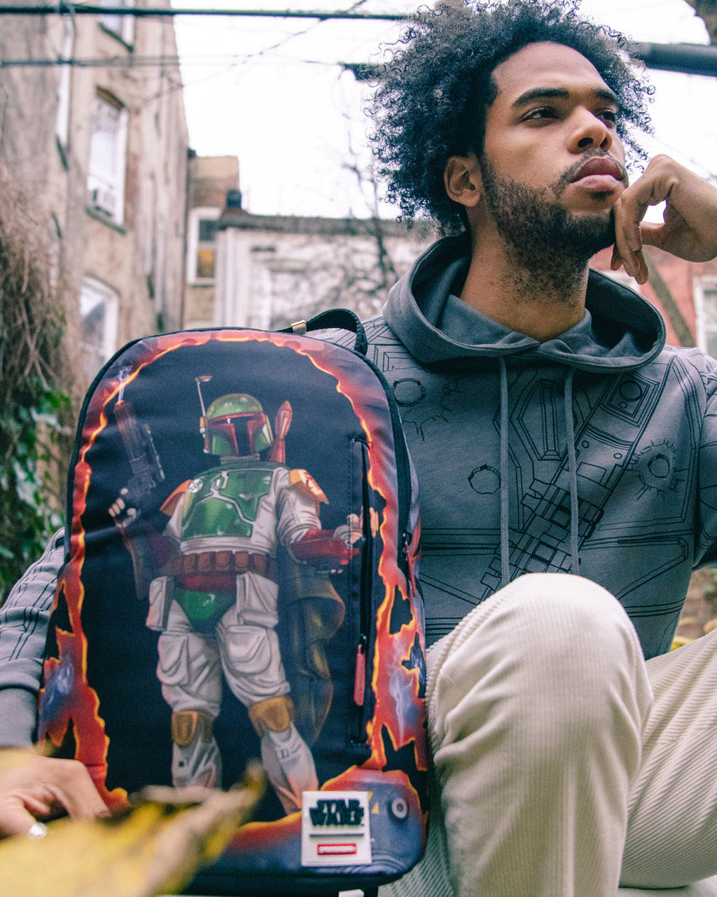 SPRAYGROUND Star Wars Boba Fett Blowout Shark Backpack — product image 10