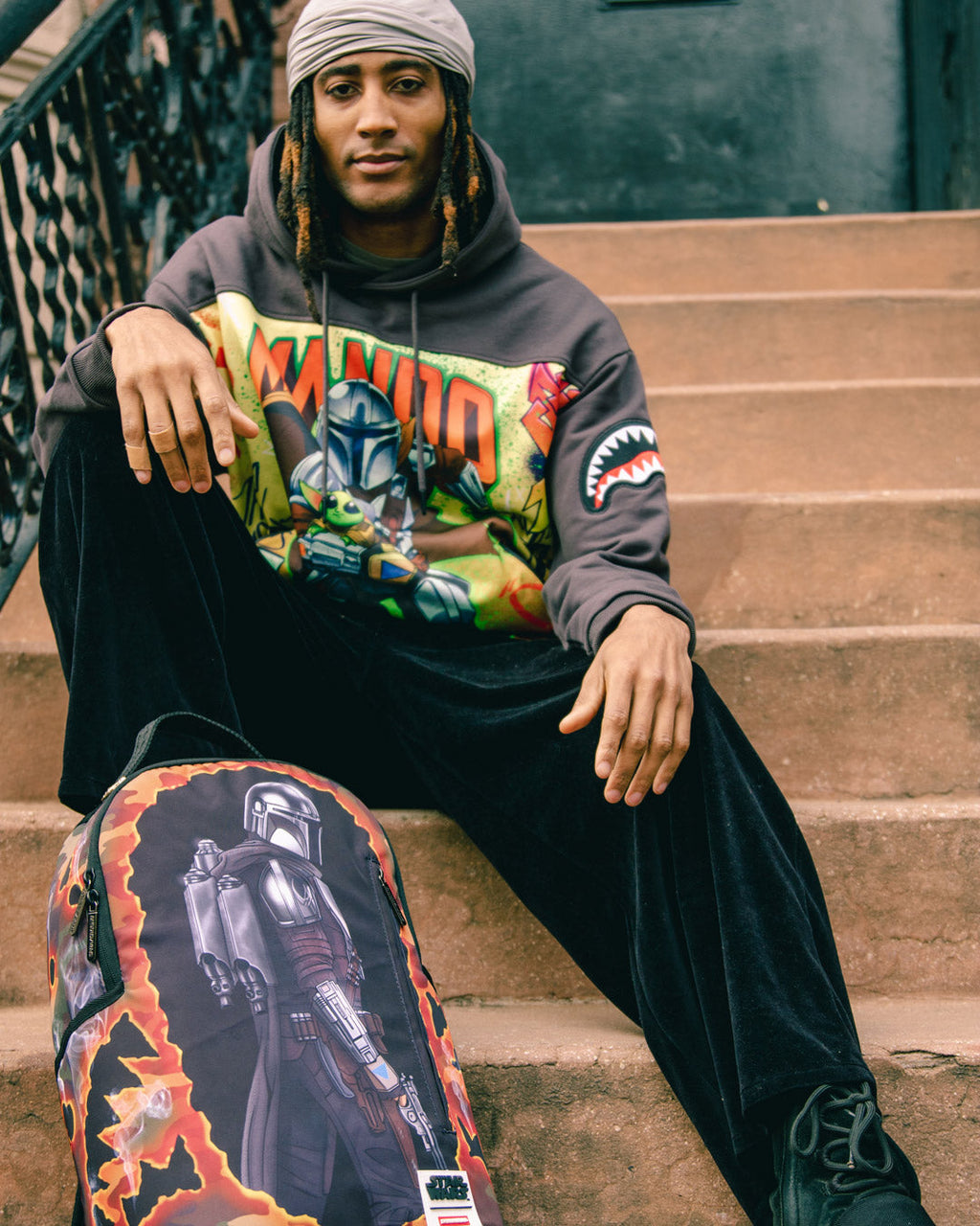 SPRAYGROUND Star Wars Mandalorian Blowout Shark Backpack — product image 4
