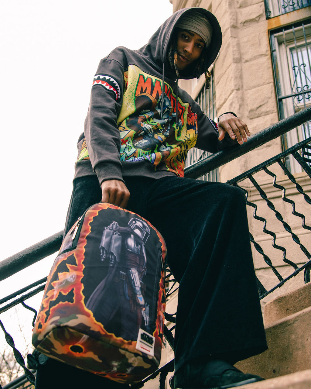 SPRAYGROUND Star Wars Mandalorian Blowout Shark Backpack — product image 8