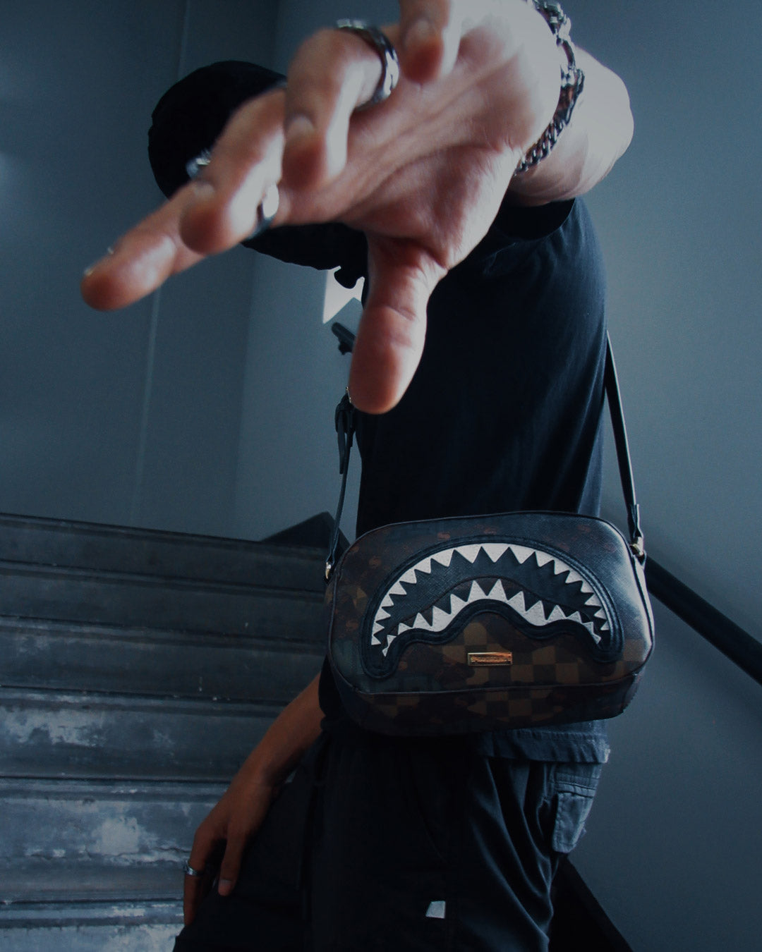 SPRAYGROUND Stealth Mode Brickside Bag Sling Bag — product image 2