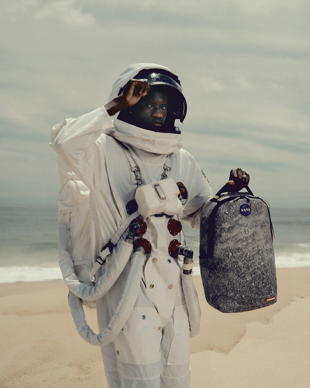SPRAYGROUND Step Into The Future - NASA Collab Moon Shark 3D Molded Backpack — product image 6