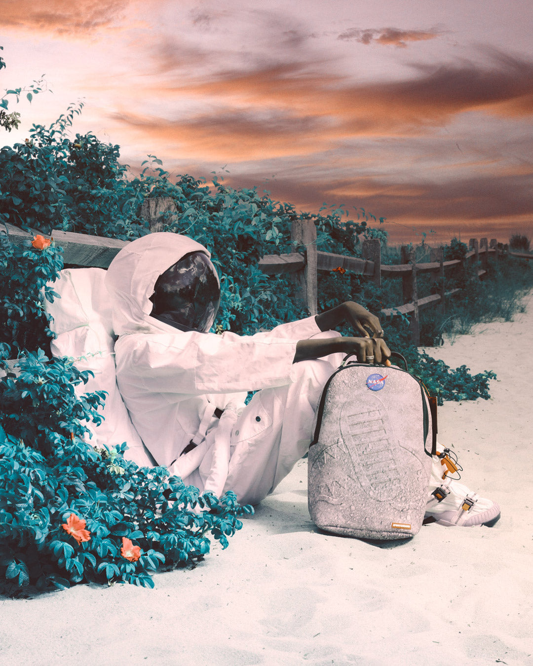 SPRAYGROUND Step Into The Future - NASA Collab Moon Shark 3D Molded Backpack — product image 8
