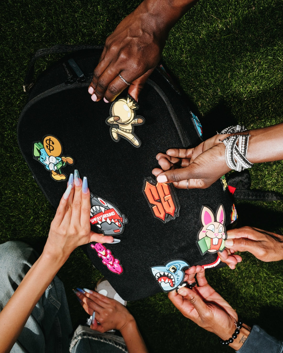SPRAYGROUND Stuck On Ya - Velcro Patch Backpack — product image 2