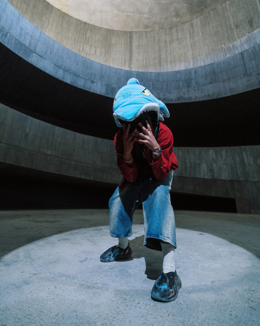 SPRAYGROUND Stuffed Savage Hoody Backpack Shark — product image 2