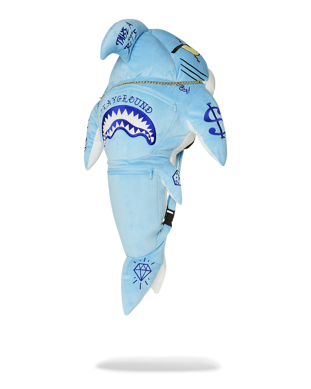 SPRAYGROUND Stuffed Savage Hoody Backpack Shark — product image 3