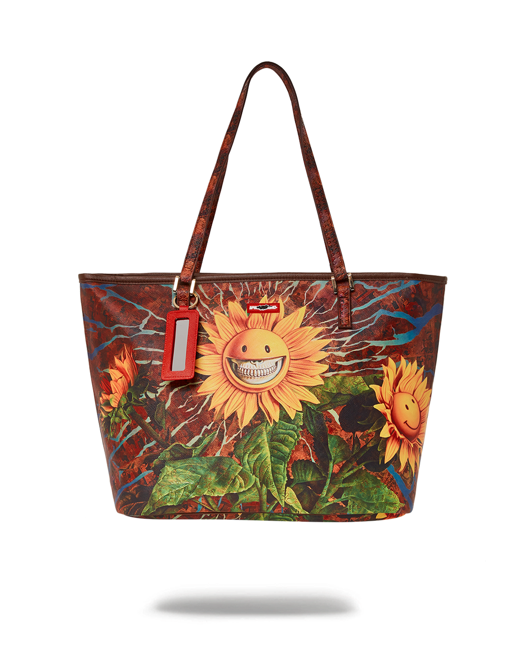 SPRAYGROUND Sunflower Grin Ron English Collab Tote — product image 1