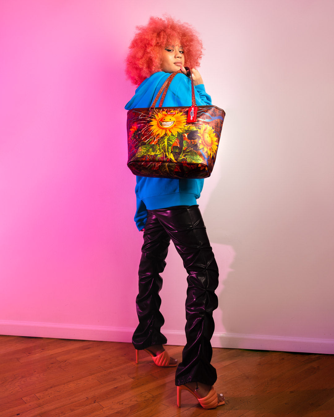 SPRAYGROUND Sunflower Grin Ron English Collab Tote — product image 2