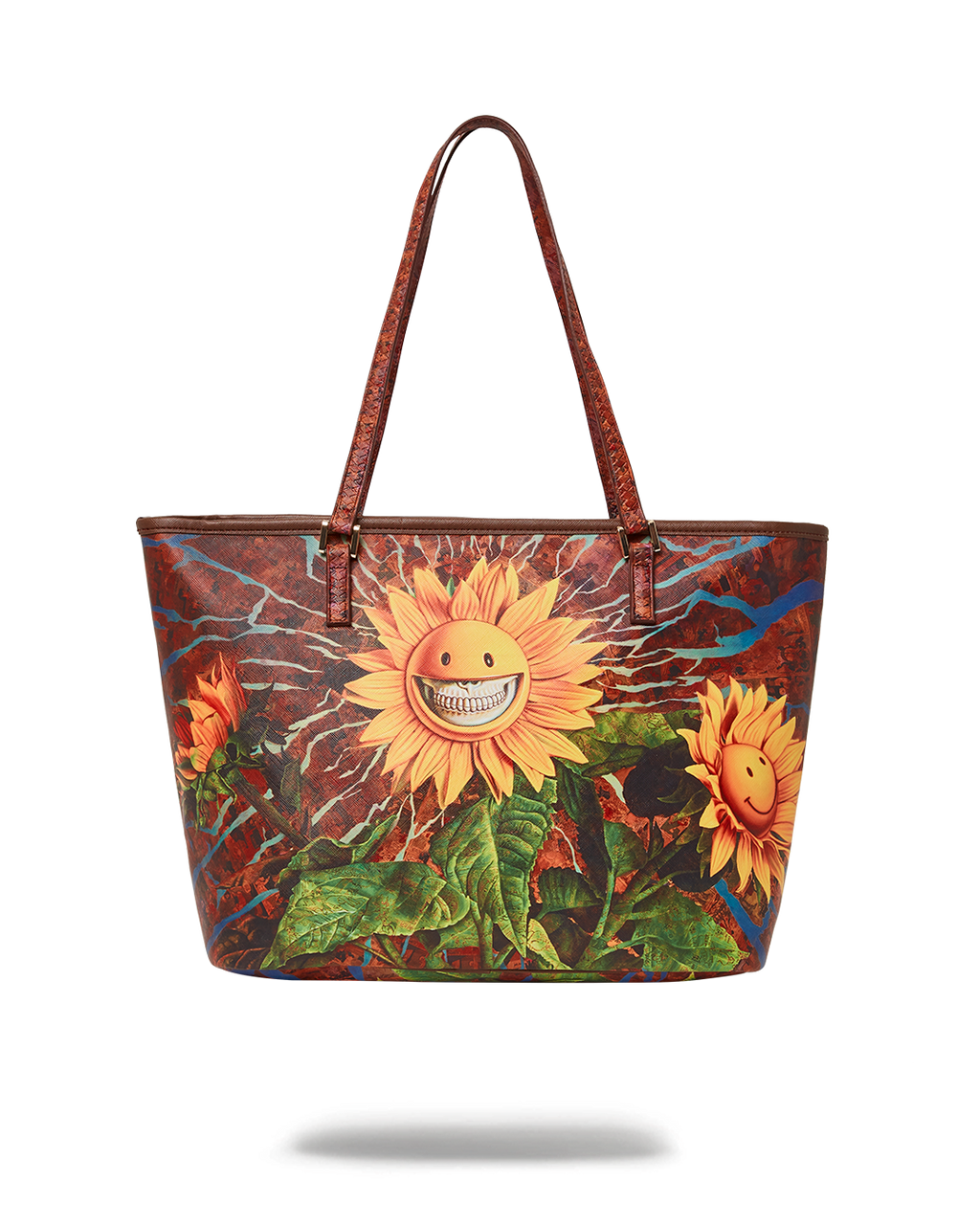 SPRAYGROUND Sunflower Grin Ron English Collab Tote — product image 5