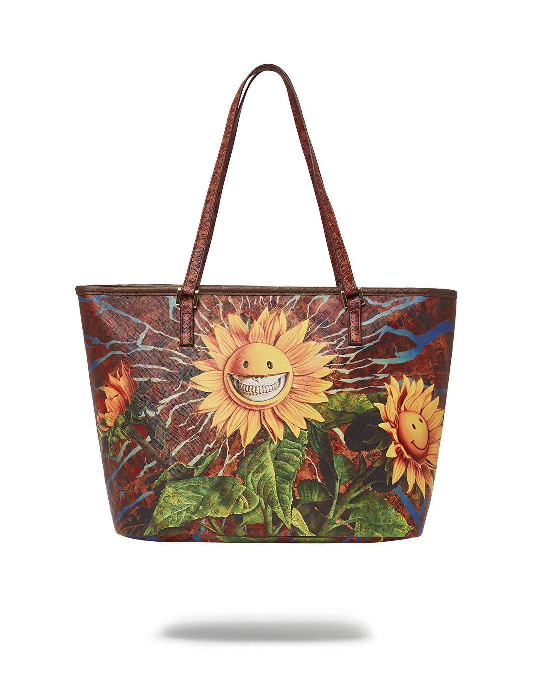 SPRAYGROUND Sunflower Grin Ron English Collab Tote — product image 5