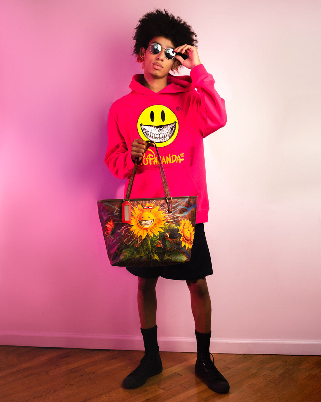 SPRAYGROUND Sunflower Grin Ron English Collab Tote — product image 9
