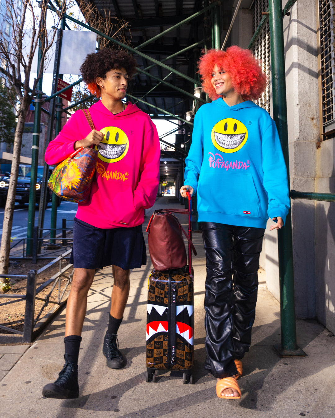 SPRAYGROUND Sunflower Grin Ron English Collab Tote — product image 11